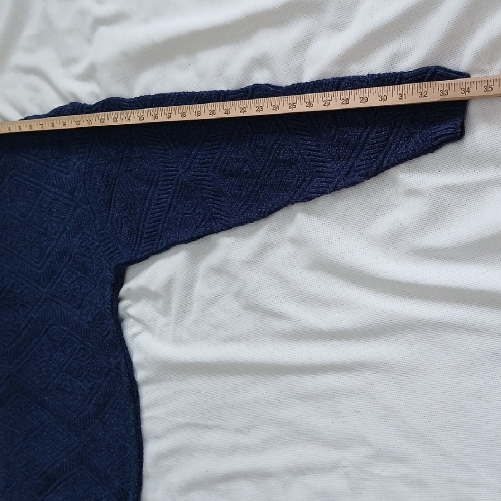 Navy Blue Men's Sweater XL (Jantzen) - Picture 6 of 8
